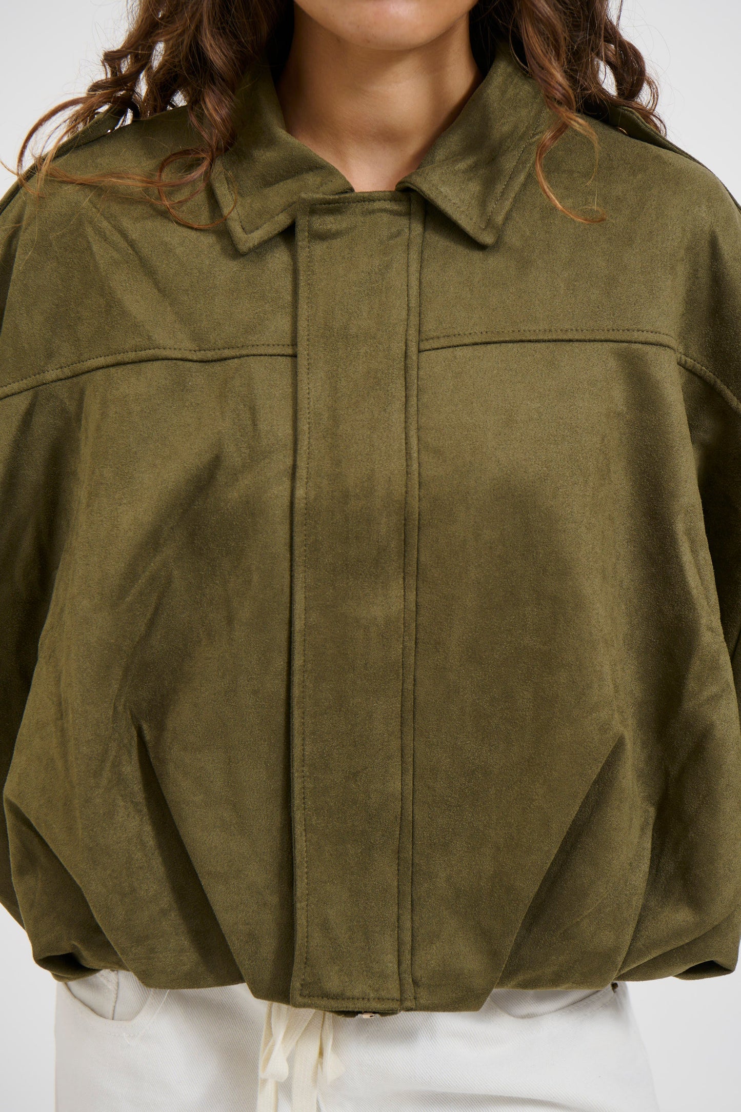 Veste harmonieuse en suédine