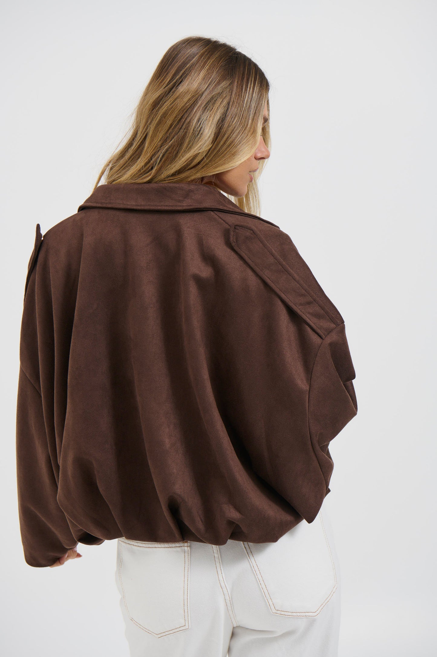 Veste harmonieuse en suédine