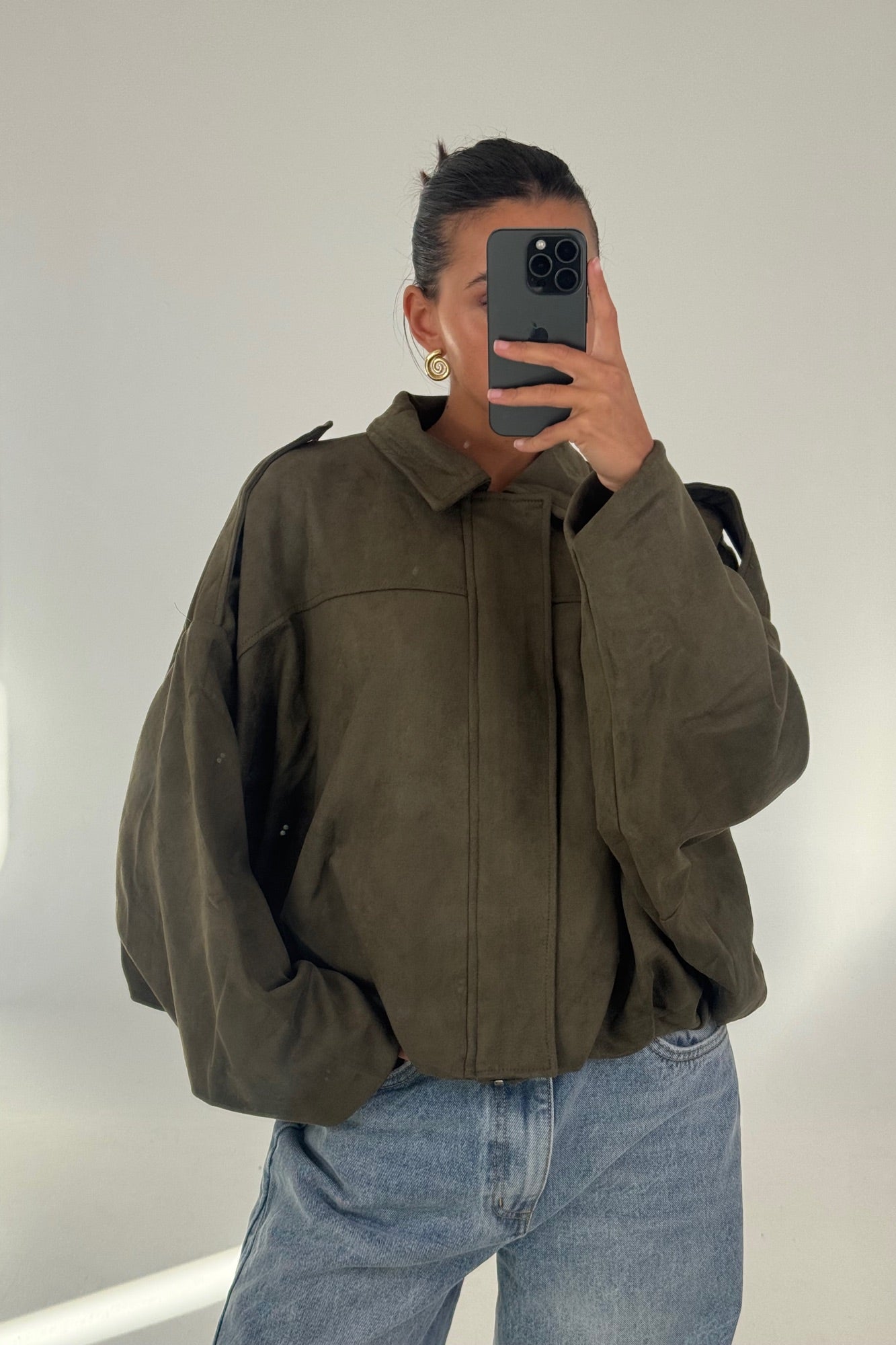 Veste harmonieuse en suédine