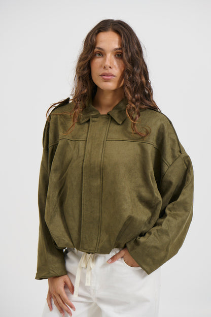 Veste harmonieuse en suédine
