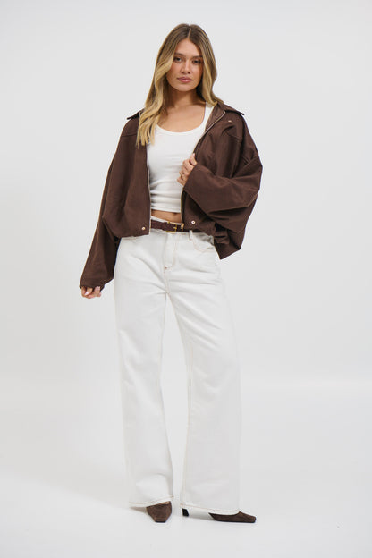 Veste harmonieuse en suédine