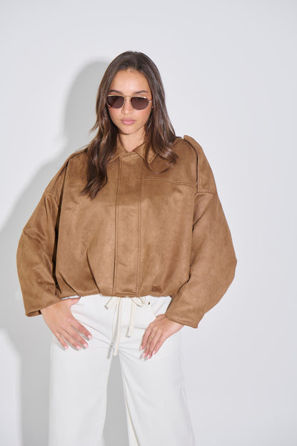 Veste harmonieuse en suédine
